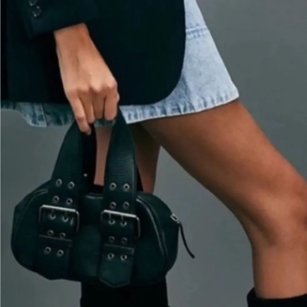 Free People Black Satchel